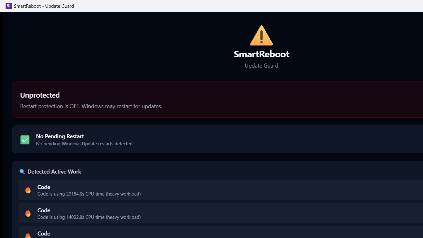 SmartReboot Safe Restart